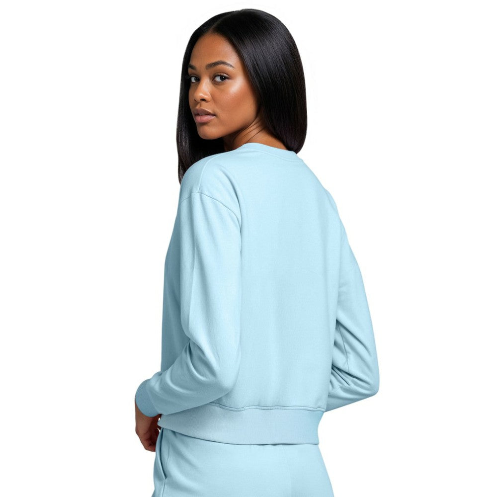 New York Islanders Concepts Sport Women's Tonal Pullover Sweatshirt - Light Blue | US 202955443