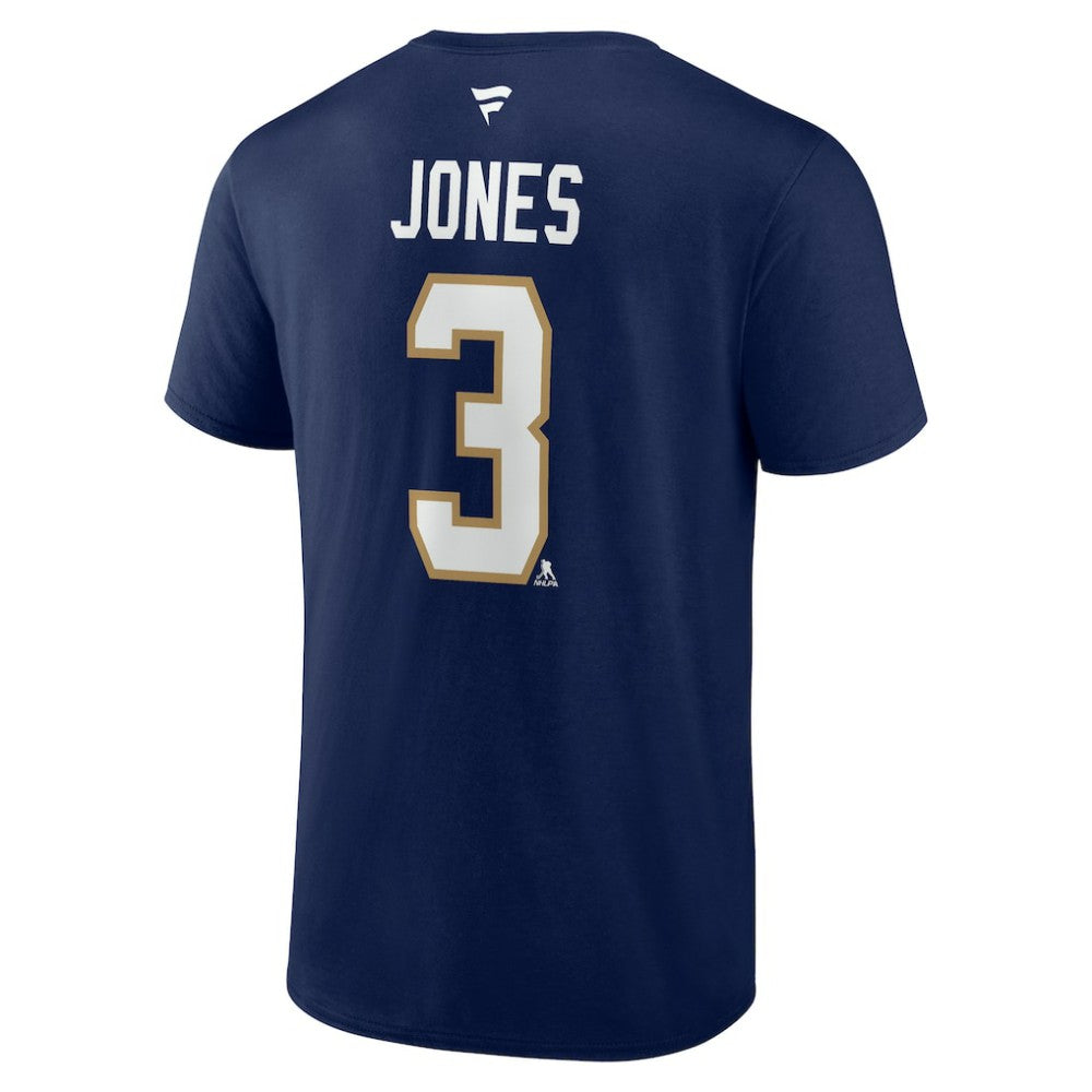 Seth Jones Florida Panthers Fanatics Authentic Stack Name & Number T-Shirt - Navy | US 202959037