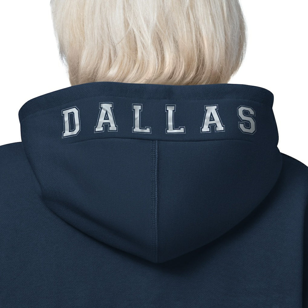 Dallas Cowboys Starter Women's 4th Down Full-Zip Hoodie - Navy Hoodies