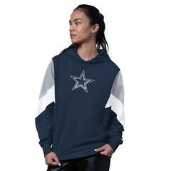 Dallas Cowboys Starter Women's Scrimmage Hoodie - Navy Hoodies