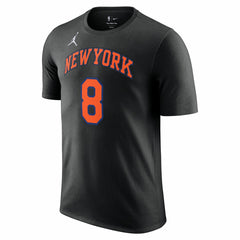 OG Anunoby New York Knicks Jordan Brand Unisex Name & Number T-Shirt Statement Edition Black