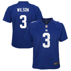 Russell Wilson New York Giants Youth Game Jersey - Royal Jerseys