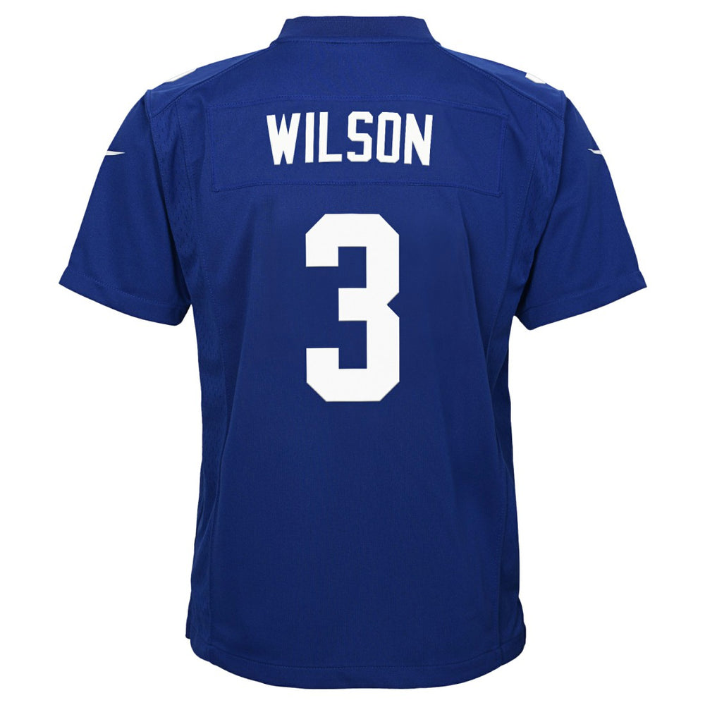 Russell Wilson New York Giants Youth Game Jersey - Royal Jerseys
