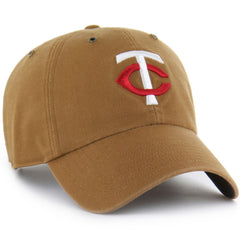 Minnesota Twins Carhartt x '47 Clean Up Adjustable Hat - Brown Hats