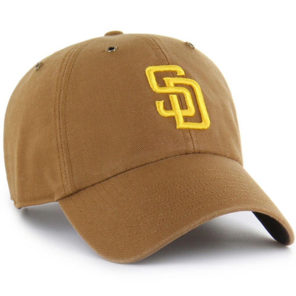 San Diego Padres Carhartt x '47 Clean Up Adjustable Hat - Brown Hats