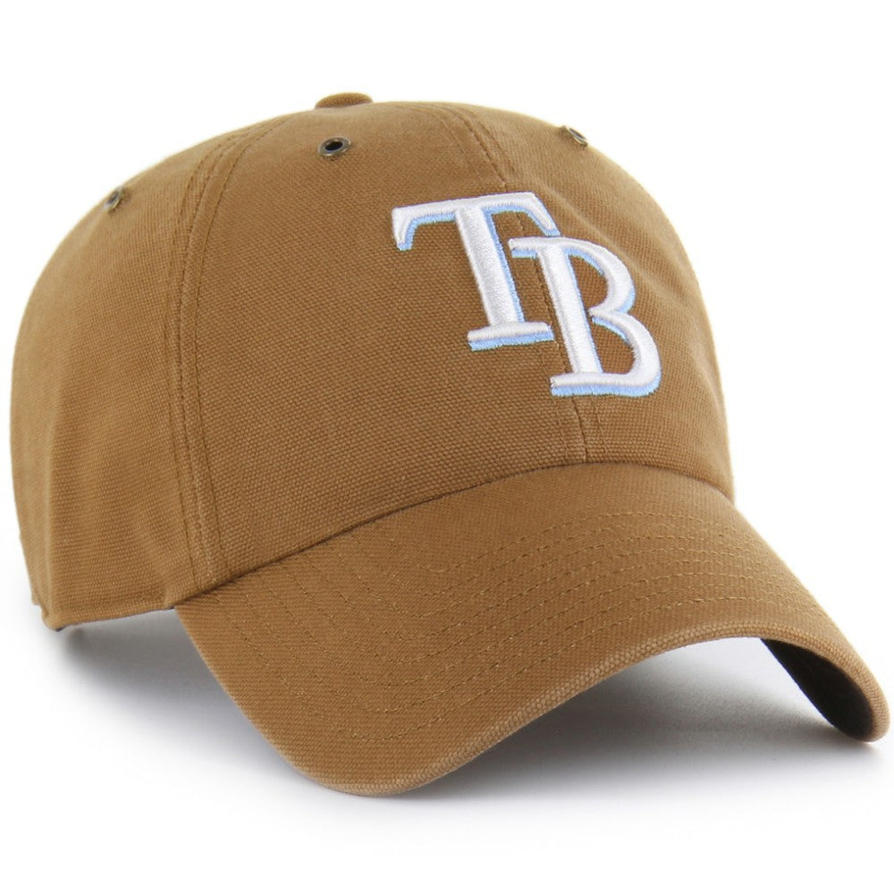 Tampa Bay Rays Carhartt x '47 Clean Up Adjustable Hat - Brown Hats
