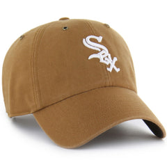 Chicago White Sox Carhartt x '47 Clean Up Adjustable Hat - Brown Hats