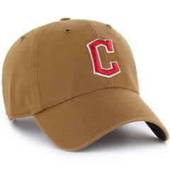 Cleveland Guardians Carhartt x '47 Clean Up Adjustable Hat - Brown Hats