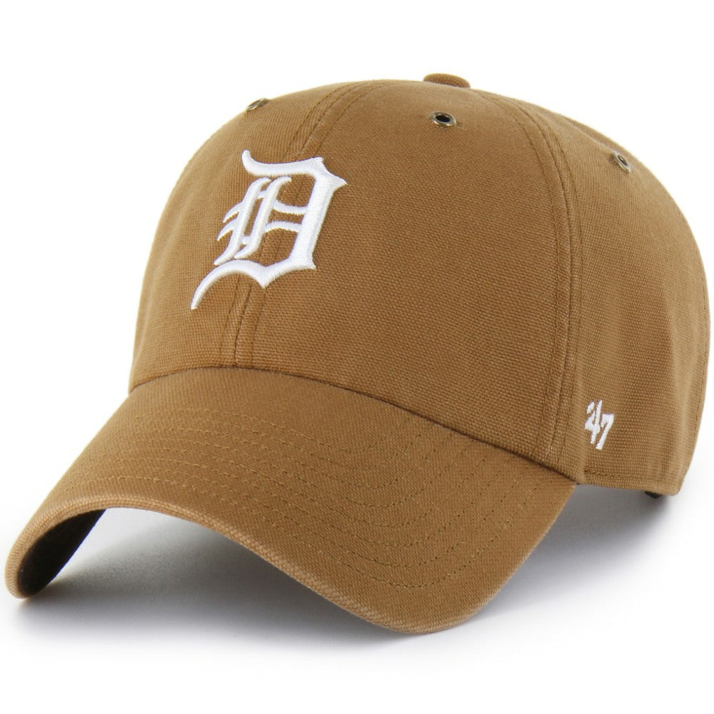 Detroit Tigers Carhartt x '47 Clean Up Adjustable Hat - Brown Hats