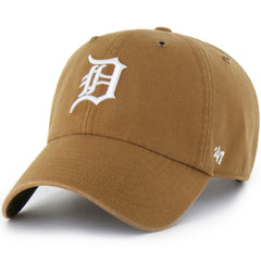 Detroit Tigers Carhartt x '47 Clean Up Adjustable Hat - Brown Hats