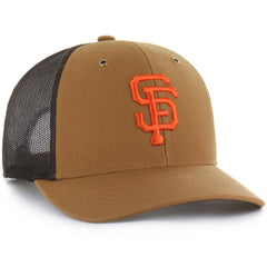 San Francisco Giants Carhartt x '47 Trucker Adjustable Hat - Brown Hats