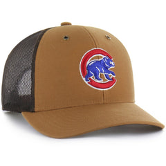 Chicago Cubs Carhartt x '47 Trucker Adjustable Hat - Brown Hats