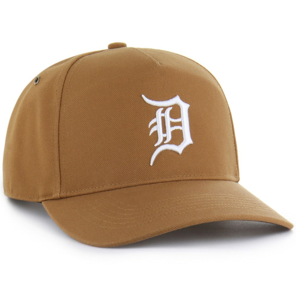 Detroit Tigers Carhartt x '47 Hitch Adjustable Hat - Brown Hats