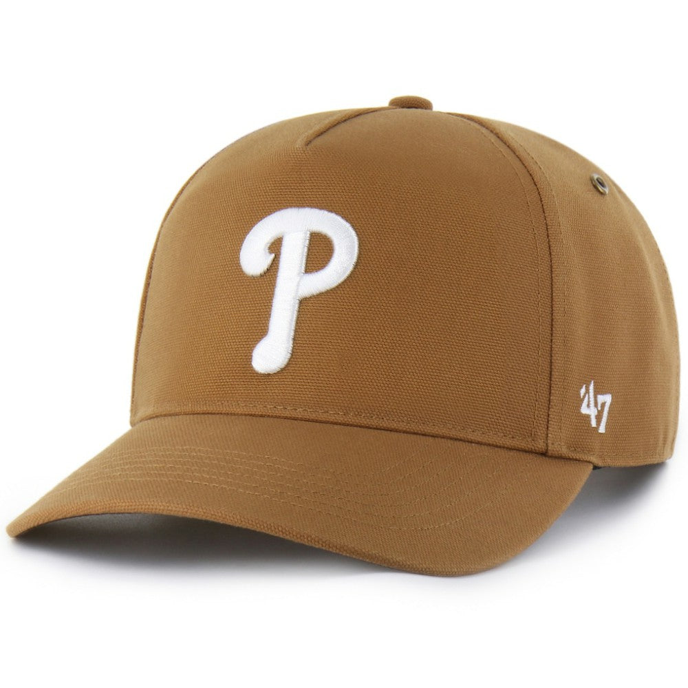Philadelphia Phillies Carhartt x '47 Hitch Adjustable Hat - Brown Hats