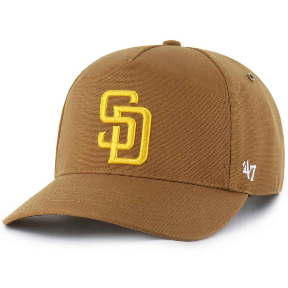 San Diego Padres Carhartt x '47 Hitch Adjustable Hat - Brown Hats