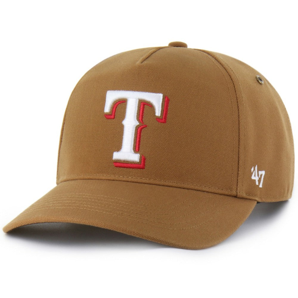 Texas Rangers Carhartt x '47 Hitch Adjustable Hat - Brown Hats