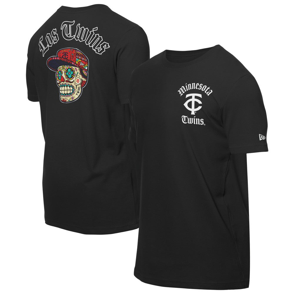 Minnesota Twins New Era Sugar Skulls T-Shirt - Black T-shirts
