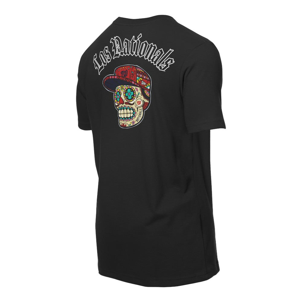 Washington Nationals New Era Sugar Skulls T-Shirt - Black T-shirts
