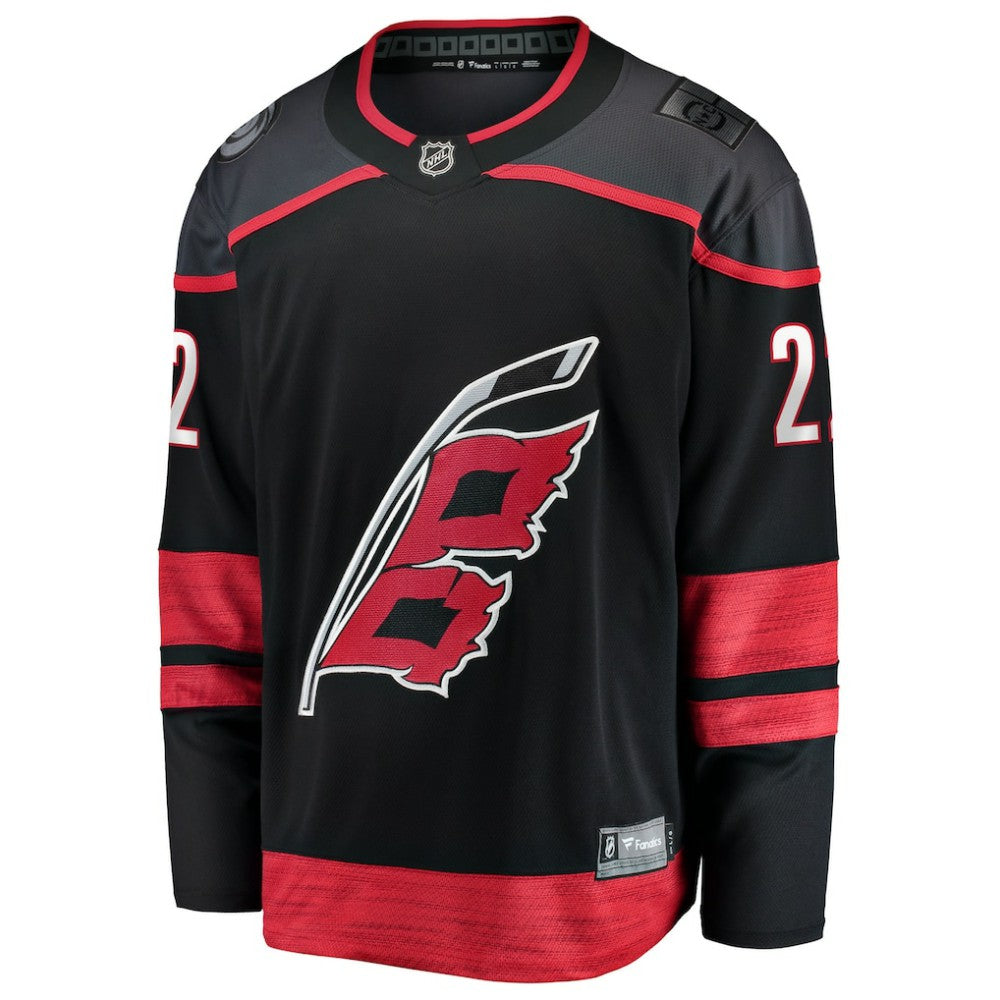 Logan Stankoven Carolina Hurricanes Fanatics Home Breakaway Jersey - Black | US 202972824