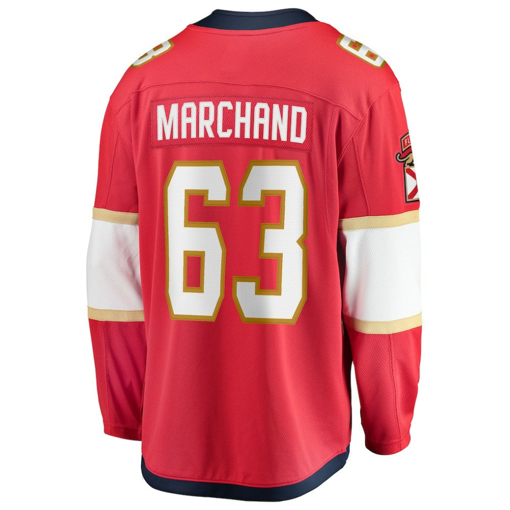 Brad Marchand Florida Panthers Fanatics Home Breakaway Jersey - Red | US 202972830