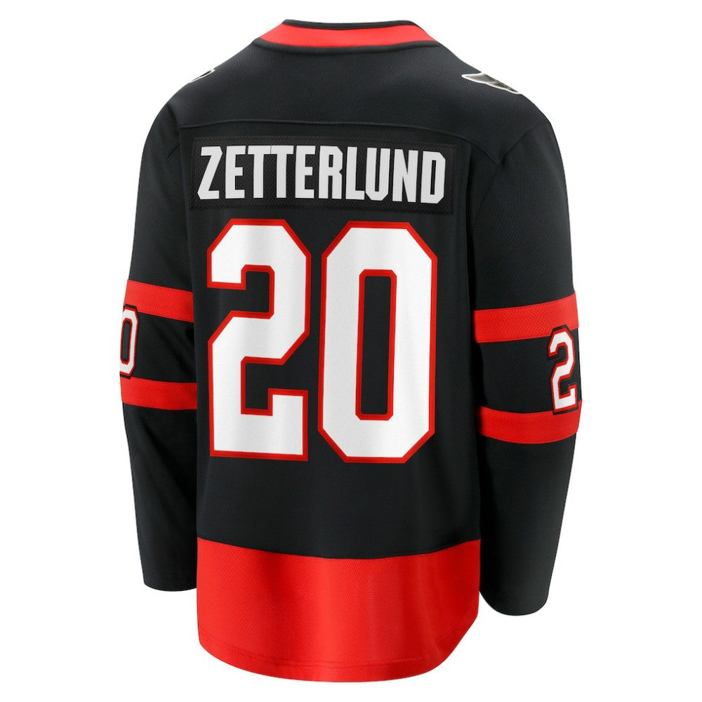 Fabian Zetterlund Ottawa Senators Fanatics Home Breakaway Jersey - Black | US 202972832