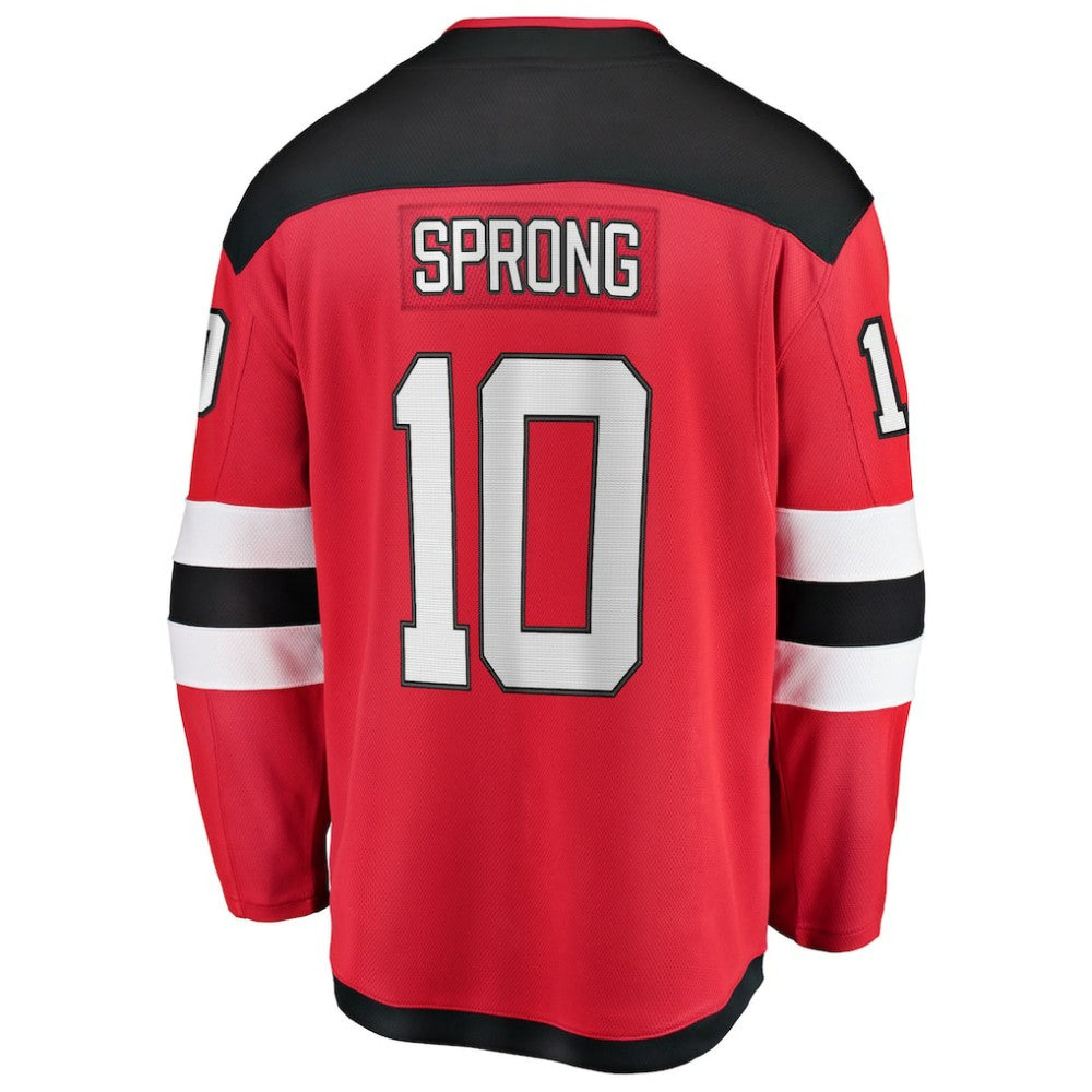Daniel Sprong New Jersey Devils Fanatics Home Breakaway Jersey - Red | US 202972836