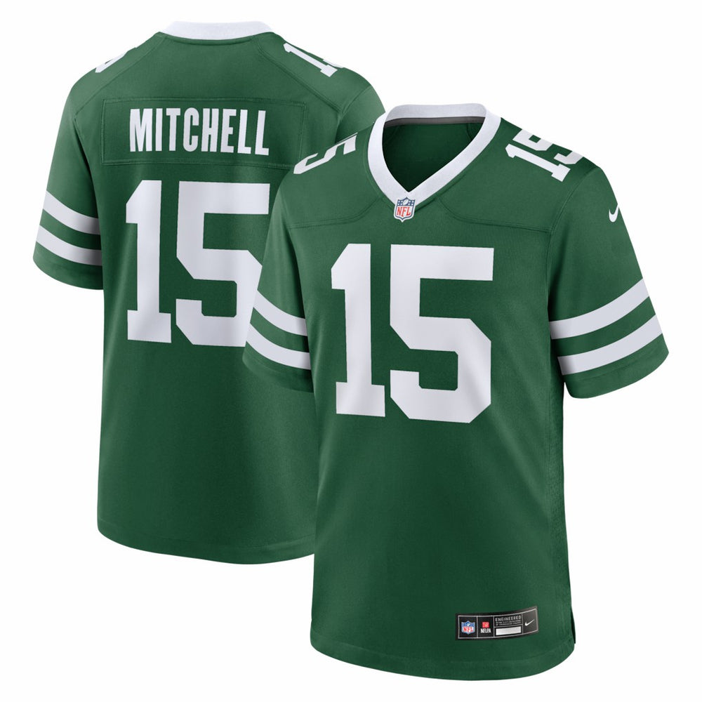 Adonai Mitchell New York Jets Team Game Jersey - Legacy Green Jerseys
