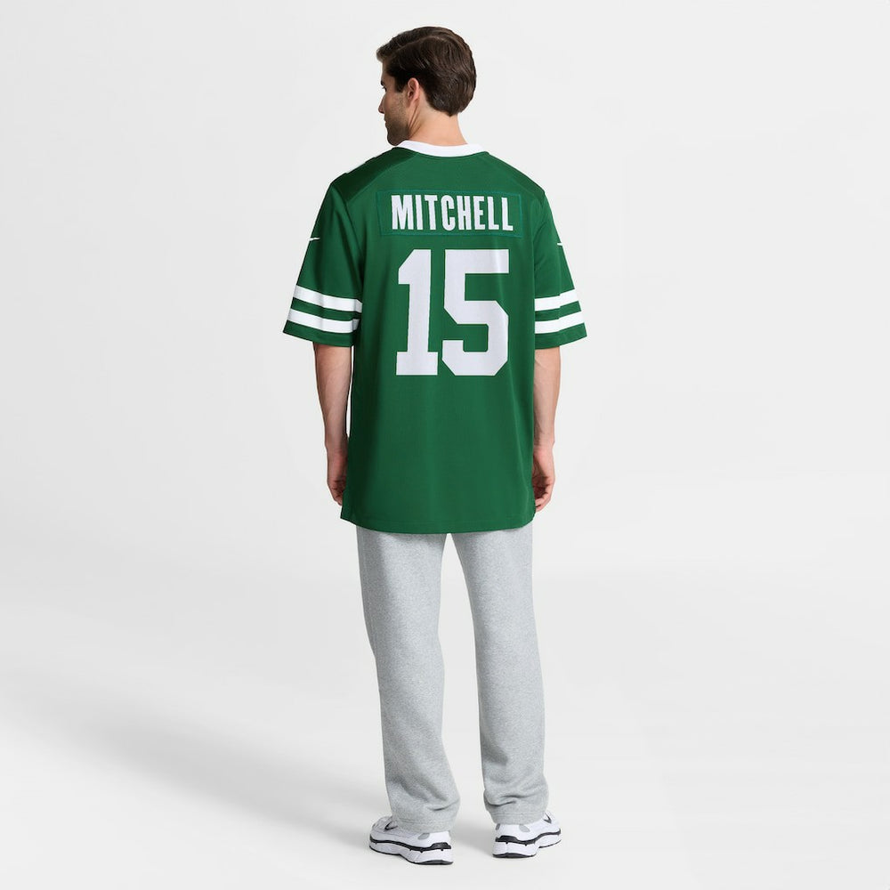 Adonai Mitchell New York Jets Team Game Jersey - Legacy Green Jerseys