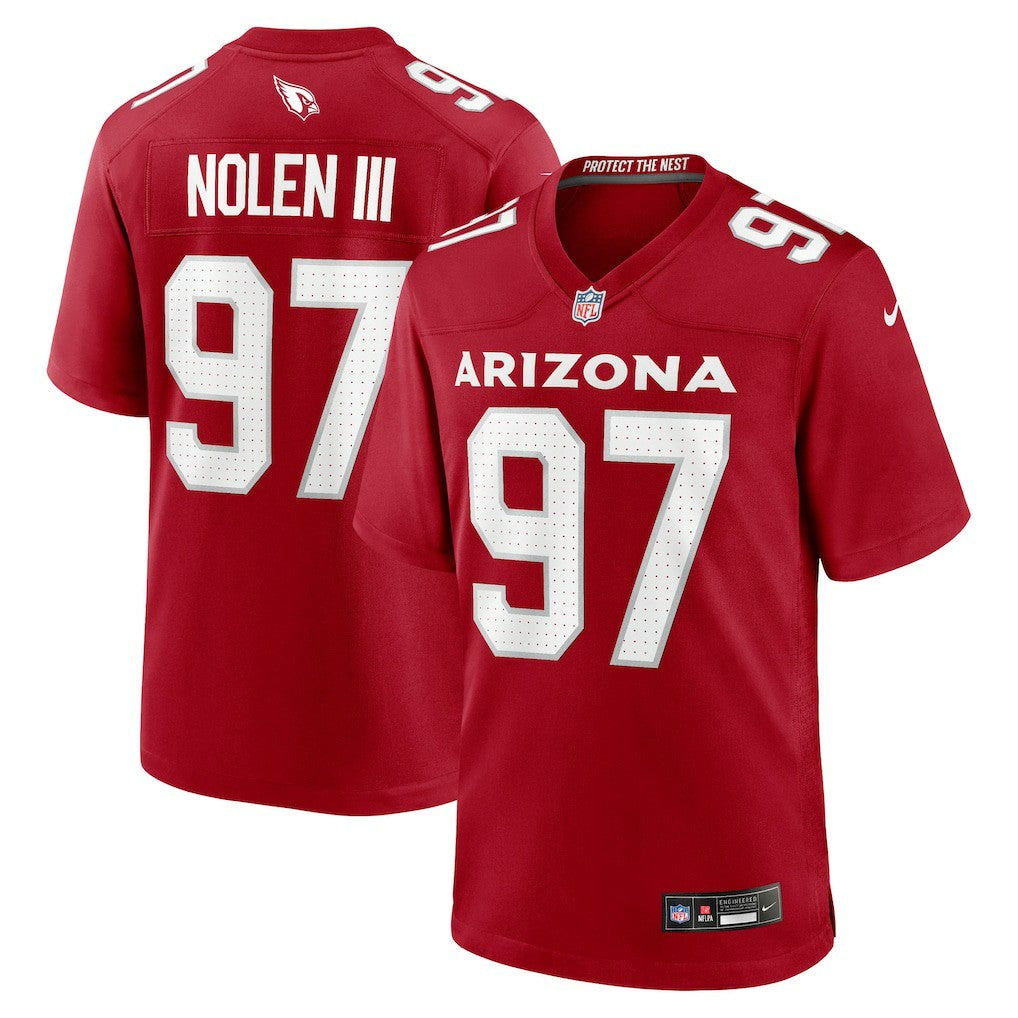 Walter Nolen Arizona Cardinals 2025 NFL Draft First Round Pick Game Jersey - Cardinal Jerseys