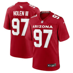 Walter Nolen Arizona Cardinals 2025 NFL Draft First Round Pick Game Jersey - Cardinal Jerseys