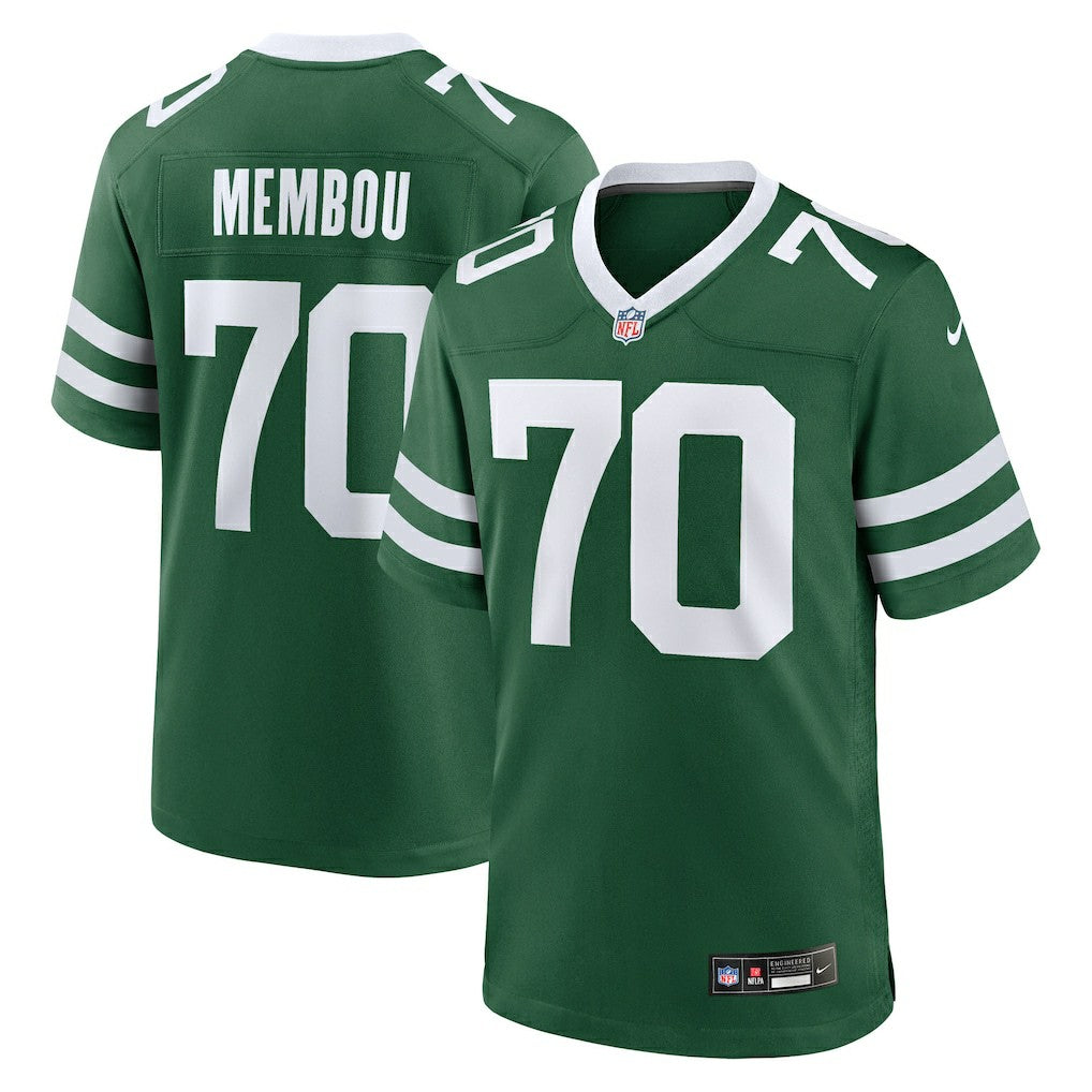 Armand Membou New York Jets 2025 NFL Draft First Round Pick Game Jersey - Legacy Jerseys