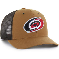 Carolina Hurricanes Carhartt x '47 Trucker Adjustable Hat - Brown | US 202982321