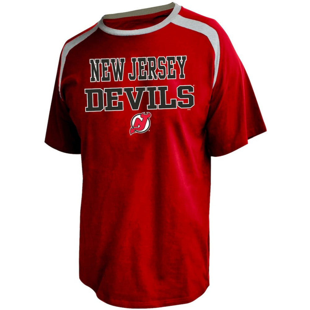 Jack Hughes New Jersey Devils Profile Big & Tall Name & Number T-Shirt - Red | US 202983347