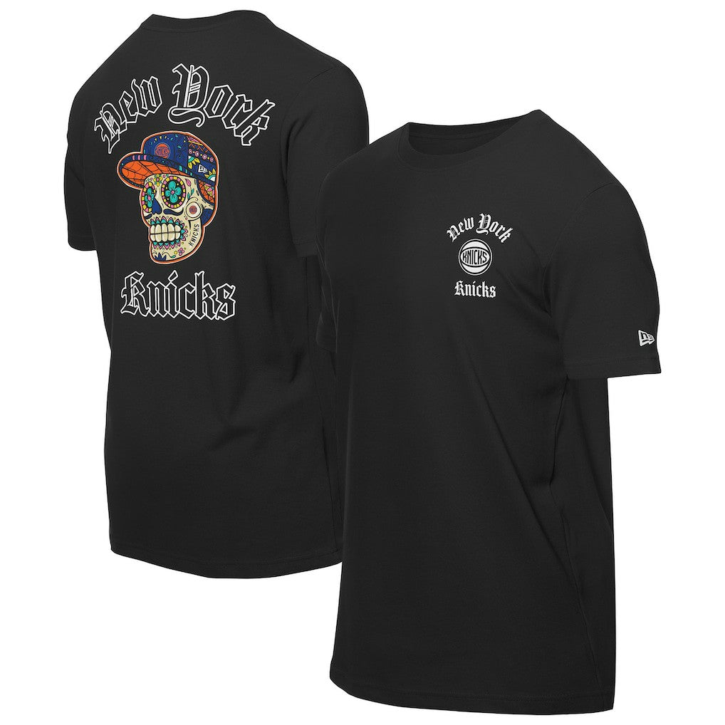 New York Knicks Sugar Skulls T-Shirt Black - New Era