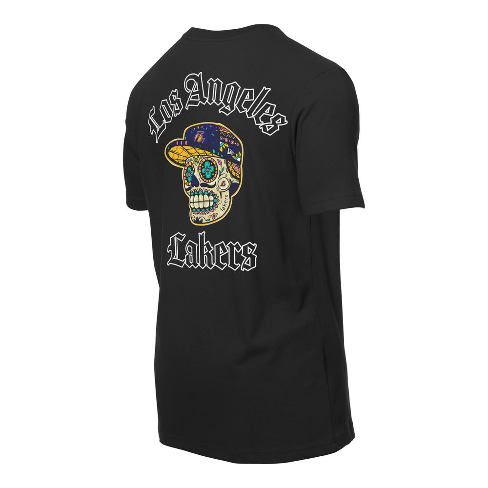 Los Angeles Lakers Sugar Skulls T-Shirt Black - New Era