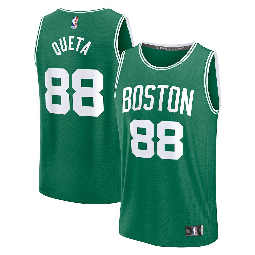 Neemias Queta Boston Celtics Fast Break Replica Player Jersey Icon Edition Kelly Green - Fanatics