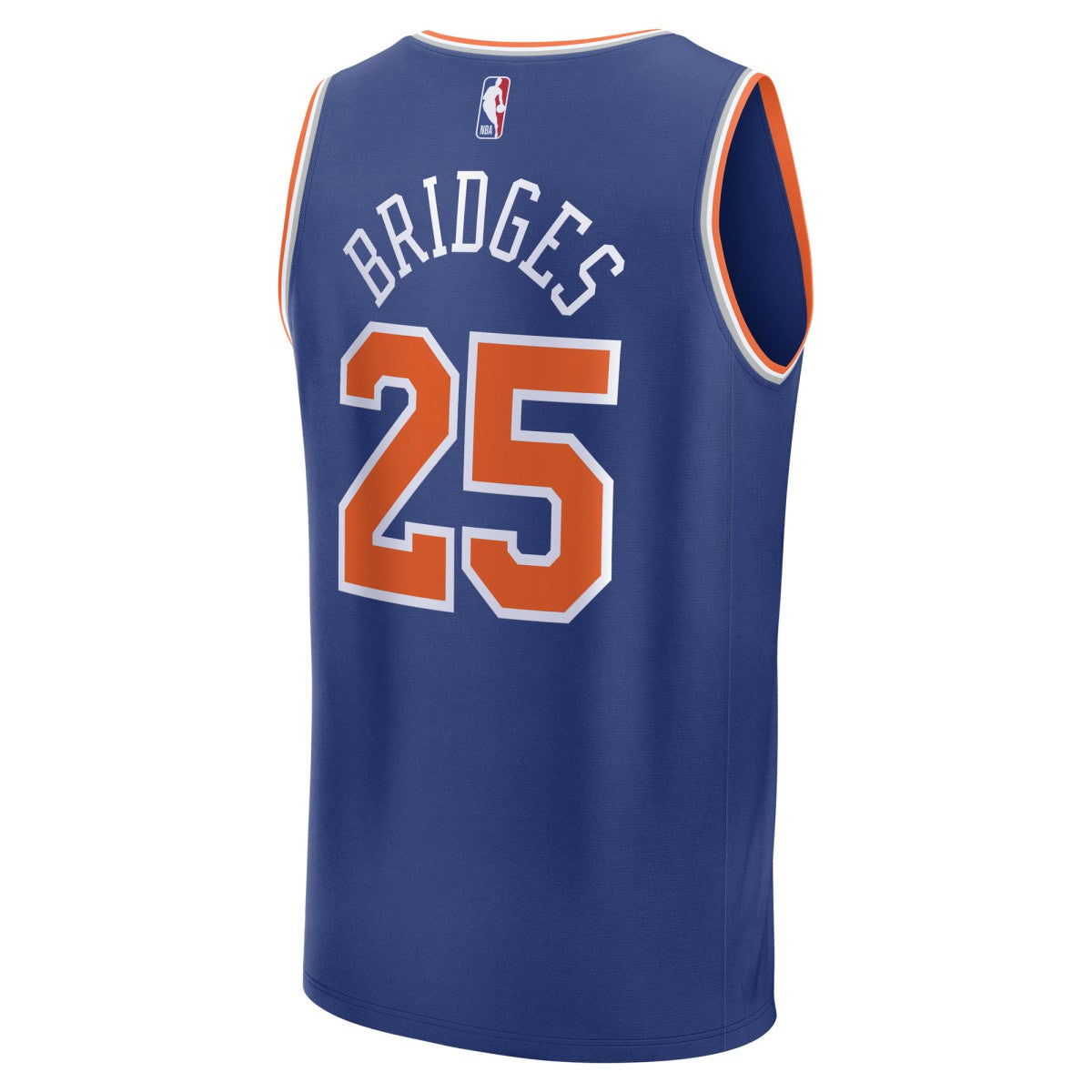 Mikal Bridges New York Knicks Fast Break Replica Player Jersey Icon Edition Blue - Fanatics