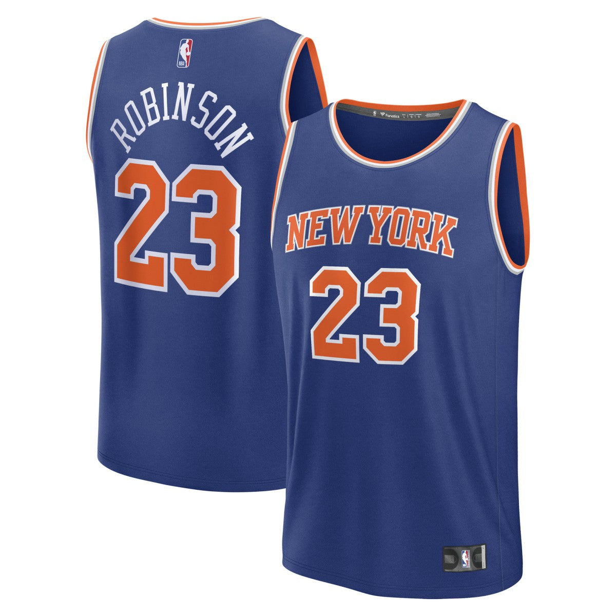 Mitchell Robinson New York Knicks Fast Break Replica Player Jersey Icon Edition Blue - Fanatics