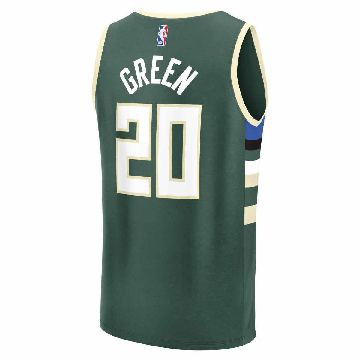 A.J. Green Milwaukee Bucks Fast Break Replica Player Jersey Icon Edition Hunter Green - Fanatics