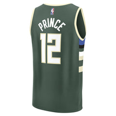 Taurean Prince Milwaukee Bucks Fast Break Replica Player Jersey Icon Edition Hunter Green - Fanatics