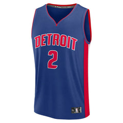 Cade Cunningham Detroit Pistons Fast Break Replica Player Jersey Icon Editi- Blue - Fanatics