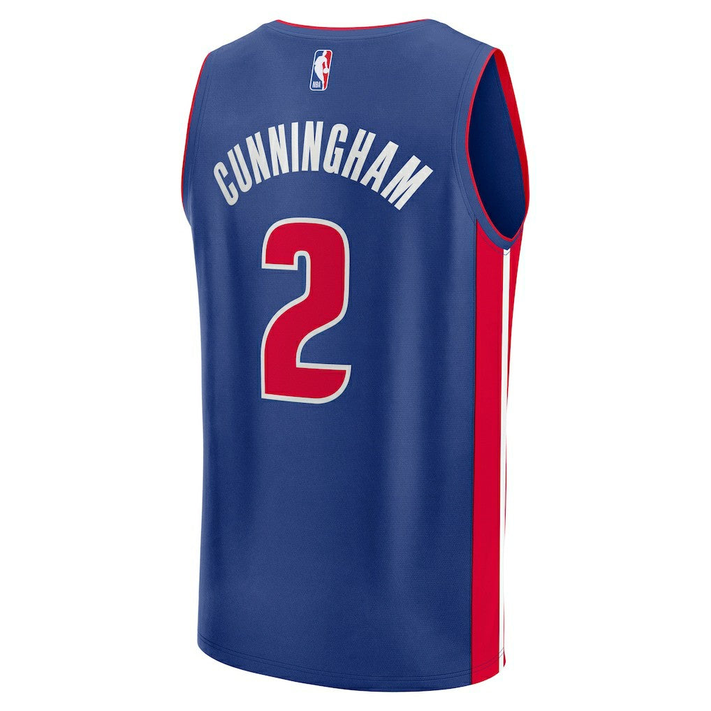 Cade Cunningham Detroit Pistons Fast Break Replica Player Jersey Icon Editi- Blue - Fanatics