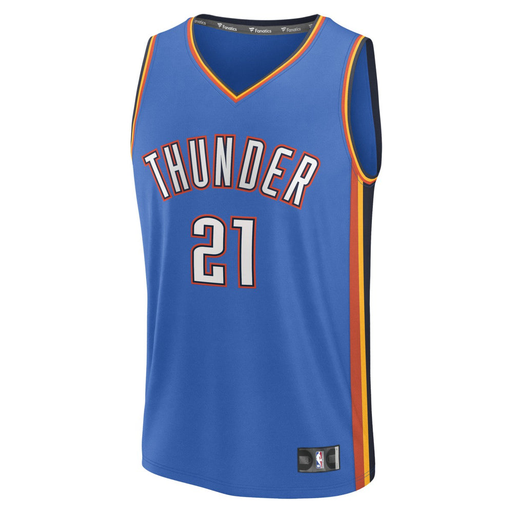 Aaron Wiggins Oklahoma City Thunder Fast Break Replica Player Jersey Icon Edition Blue - Fanatics outlet