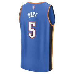 Luguentz Dort Oklahoma City Thunder Fast Break Replica Player Jersey Icon Edition Blue - Fanatics