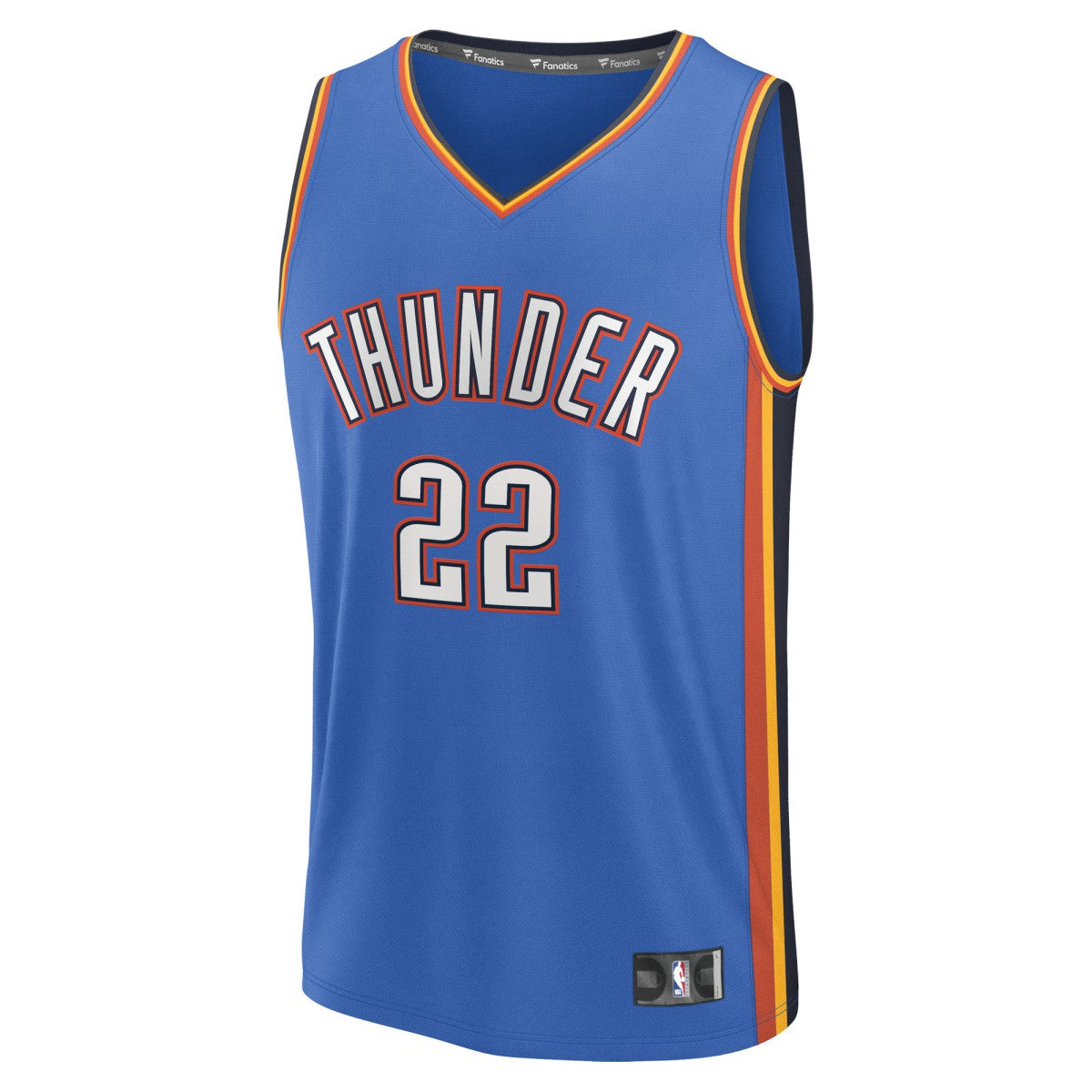 Cason Wallace Oklahoma City Thunder Fast Break Replica Player Jersey Icon Edition Blue - Fanatics