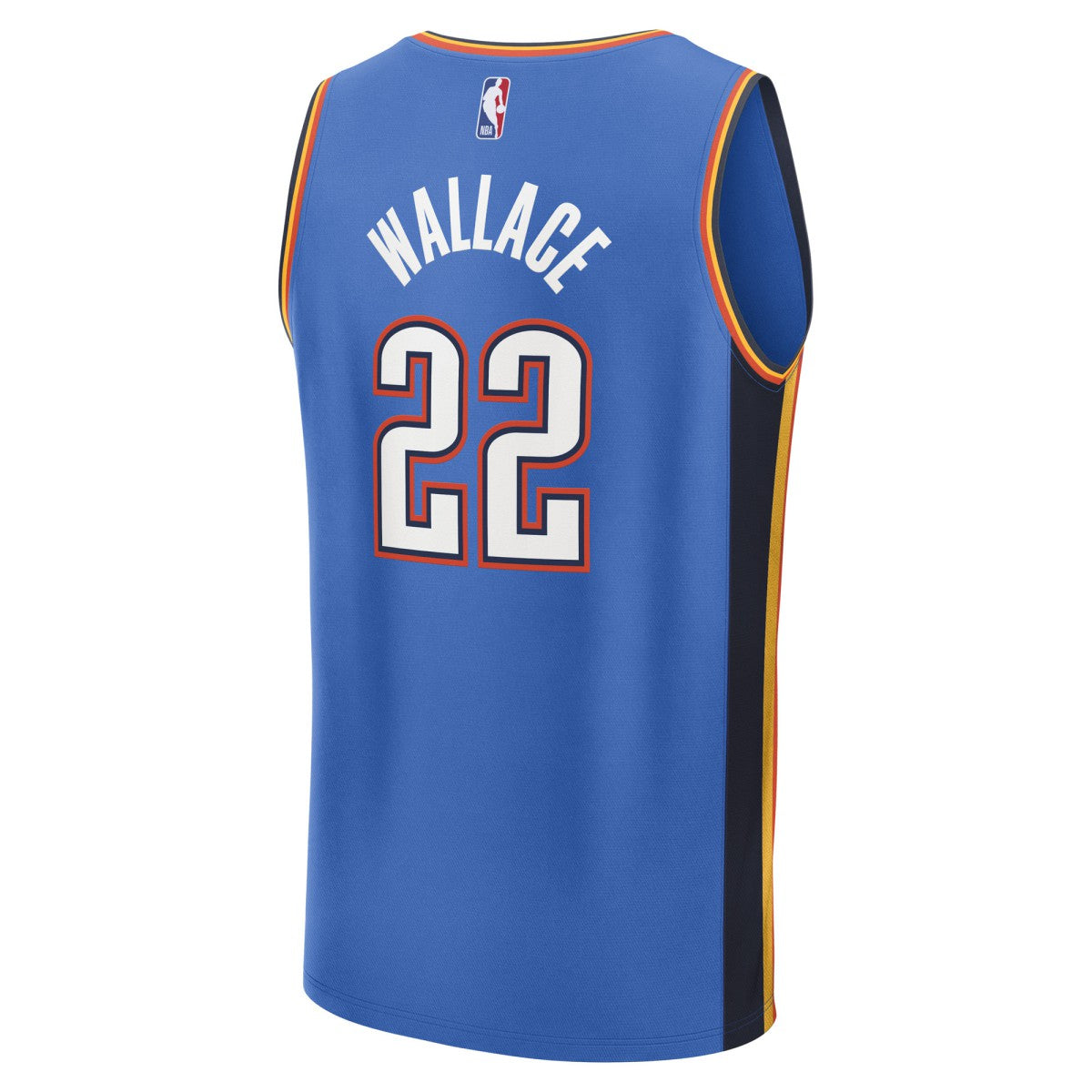 Cason Wallace Oklahoma City Thunder Fast Break Replica Player Jersey Icon Edition Blue - Fanatics