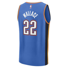Cason Wallace Oklahoma City Thunder Fast Break Replica Player Jersey Icon Edition Blue - Fanatics