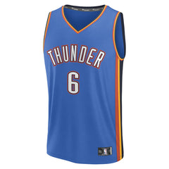 Jaylin Williams Oklahoma City Thunder Fast Break Replica Player Jersey Icon Edition Blue - Fanatics