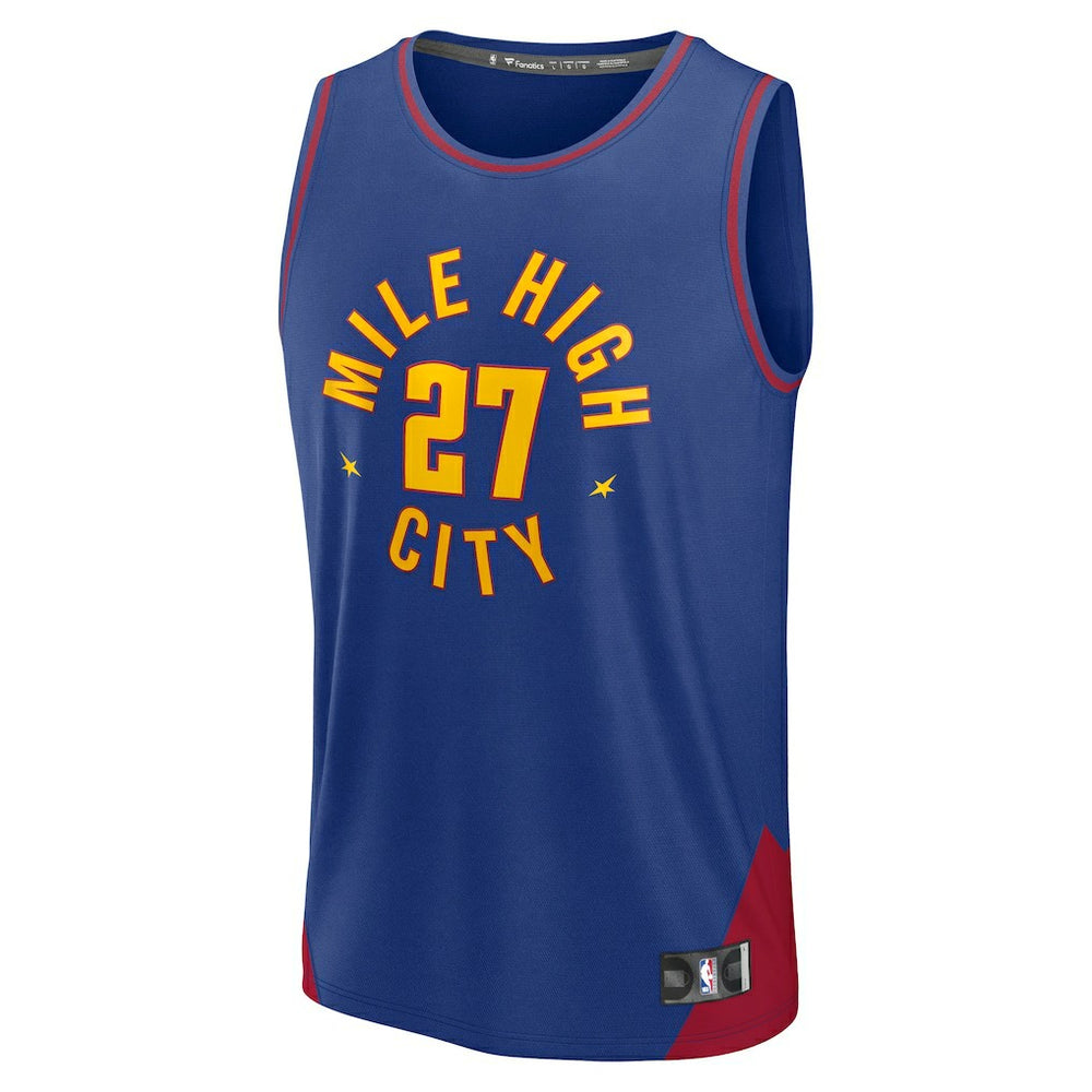 Jamal Murray Denver Nuggets Fast Break Replica Player Jersey Statement Editi- Blue - Fanatics