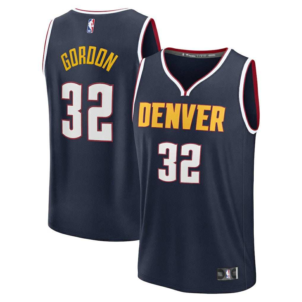 Aaron Gordon Denver Nuggets Fast Break Replica Player Jersey Icon Editi- Navy - Fanatics
